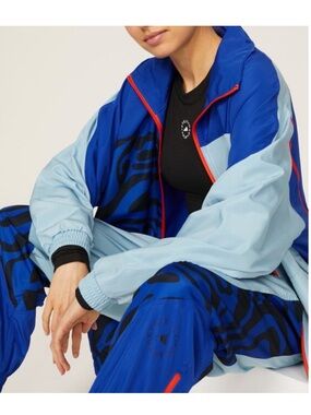 NWT Adidas by Stella McCartney Colorblock Windbreaker Jacket - Size Medium
